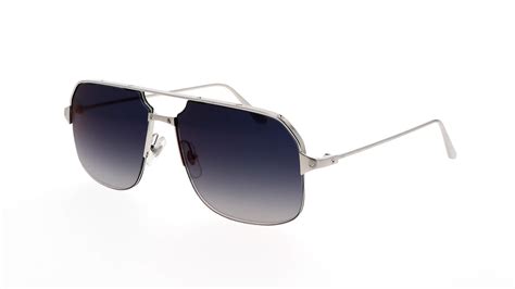 Cartier CT0230S 004 59 Silver Sunglasses 